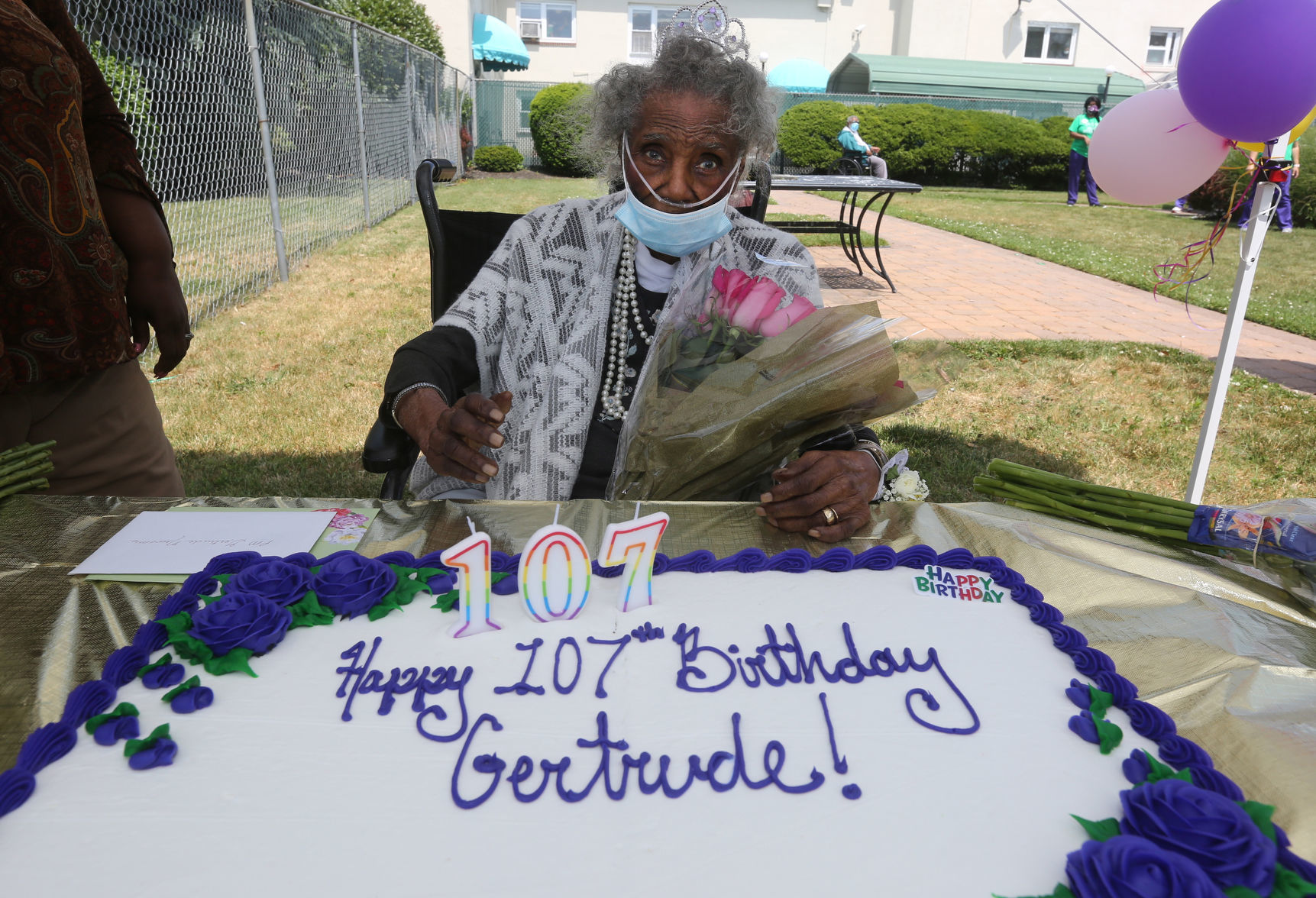 Gertrude Newsome turns 107